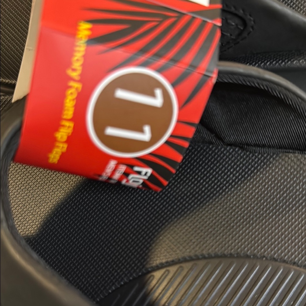 Flojos Classic Black Sandals - Picture 2 of 4